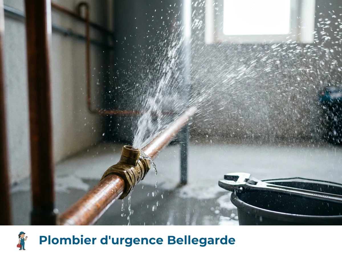 Plombier d'urgence à Bellegarde