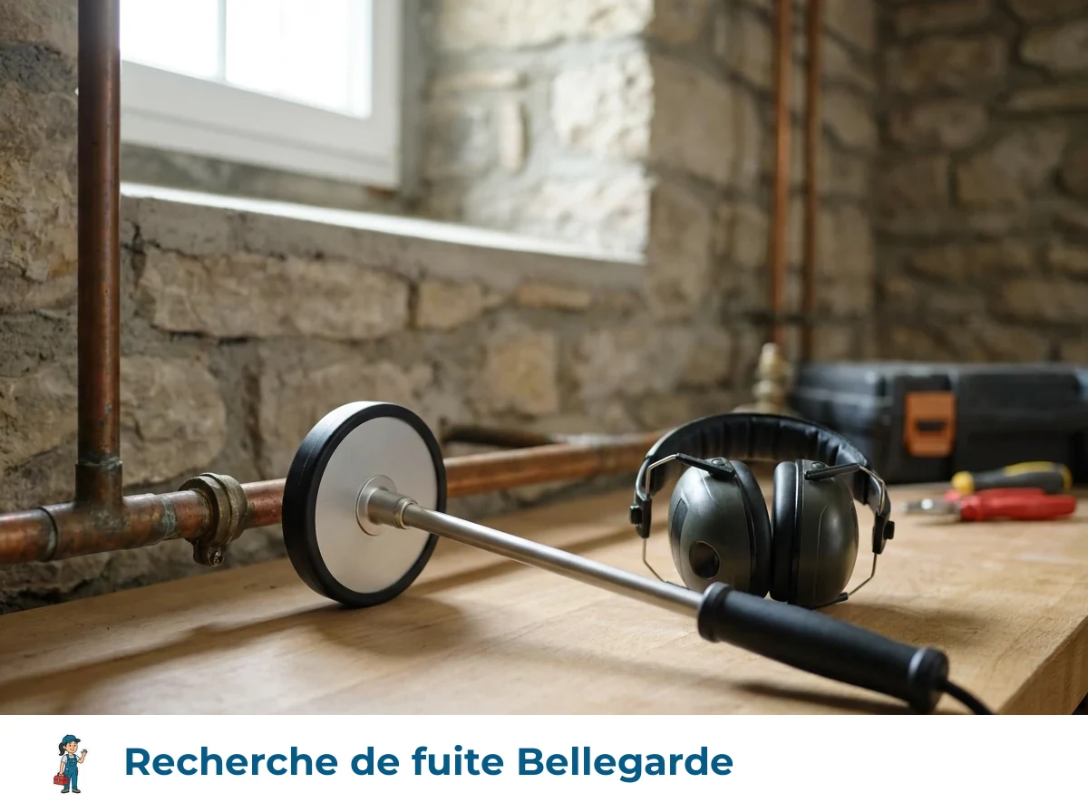 Recherche de fuite à Bellegarde