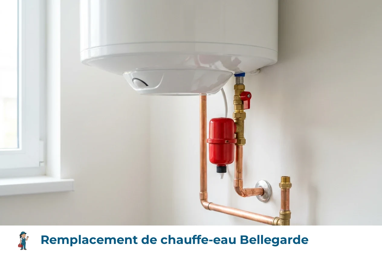 Remplacement de chauffe-eau à Bellegarde