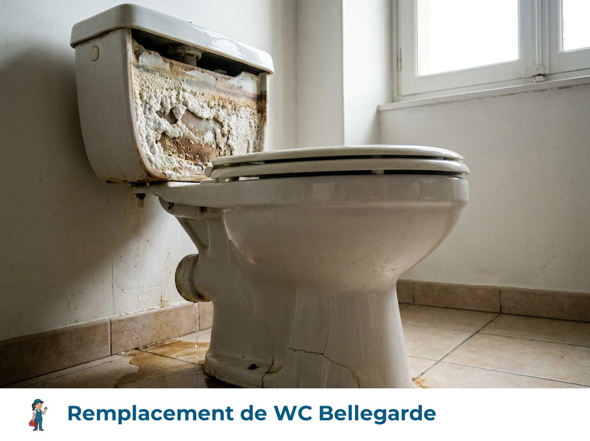 Remplacement de WC à Bellegarde